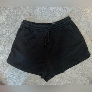 H&M Black Sweatshorts